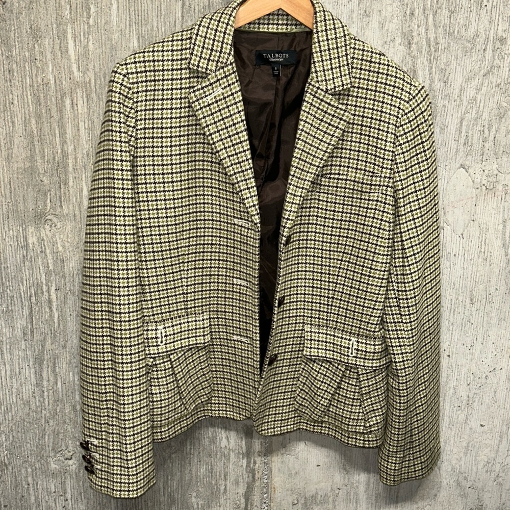 Talbots Wool Blend Woman’s Jacket- Size 8